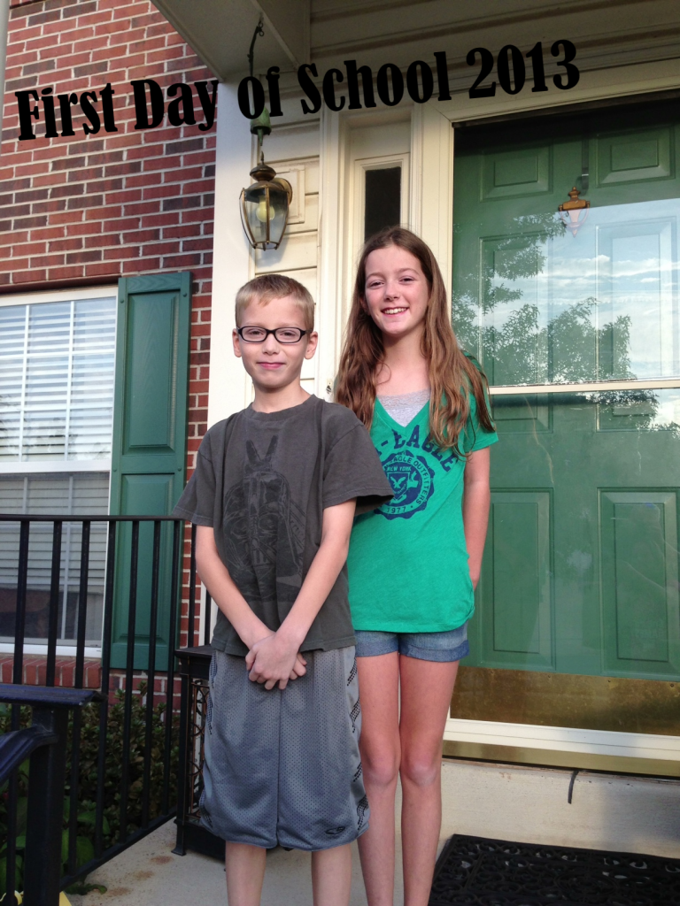 First Day of School 2013