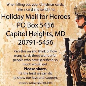 holiday cards for soldiers